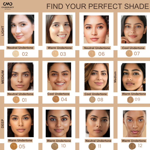 Charmacy Milano Foundation – Flawless, Long-Lasting Coverage for Radiant Skin