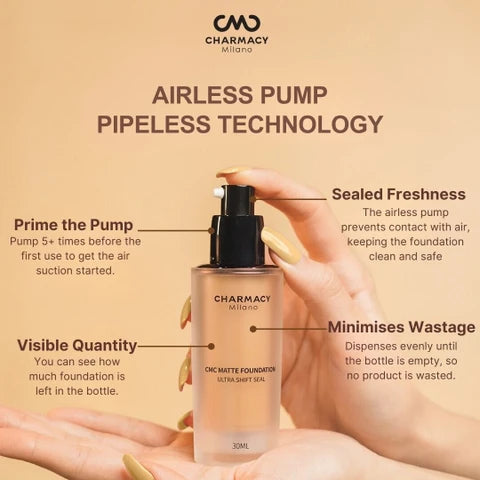 Charmacy Milano Foundation – Flawless, Long-Lasting Coverage for Radiant Skin