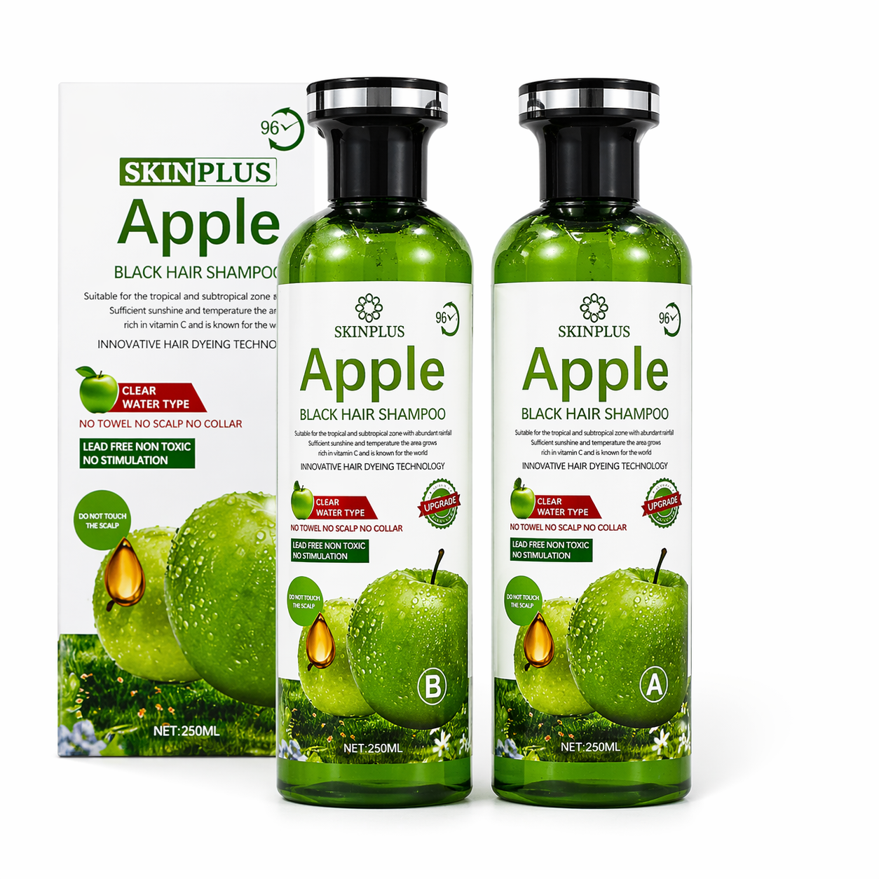 Skinplus Fruit Vinegar Gel Based Hair Color Shampoo 🍏