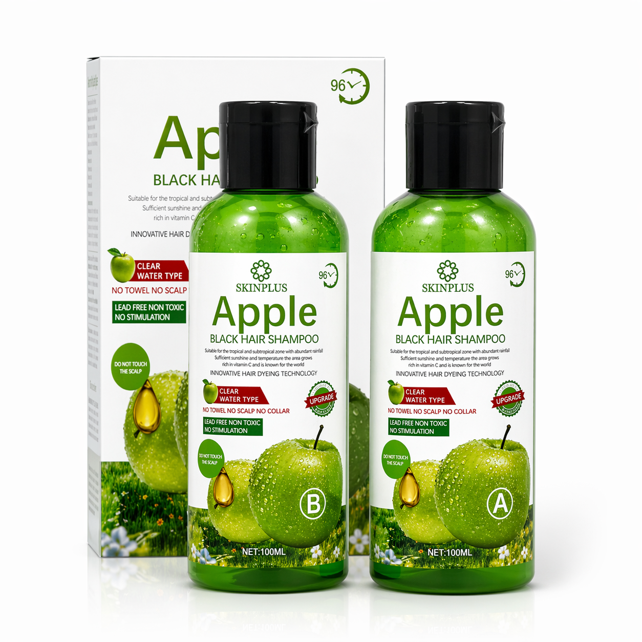 Skinplus Fruit Vinegar Gel Based Hair Color Shampoo 🍏