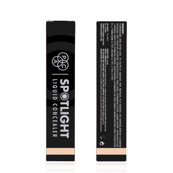 PAC Spotlight Liquid Concealer (15g) – Full Coverage, Self-Setting & Crease-Proof Formula