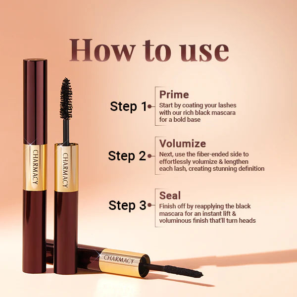 Charmacy Milano Power Lash Mascara – Intense Volume, Length & All-Day Wear
